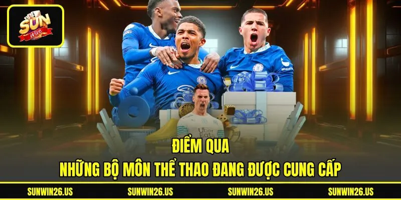 Điểm qua những bộ môn thể thao đang được cung cấp