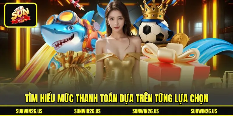 Tìm hiểu mức thanh toán dựa trên từng lựa chọn